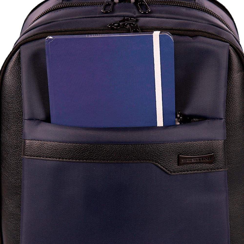Mochila Notebook 15,6" 3 Compartimentos Sestini Prime Preto 15