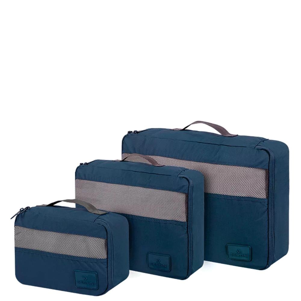 Kit 3 Peças com Organizadores de Viagem Sestini