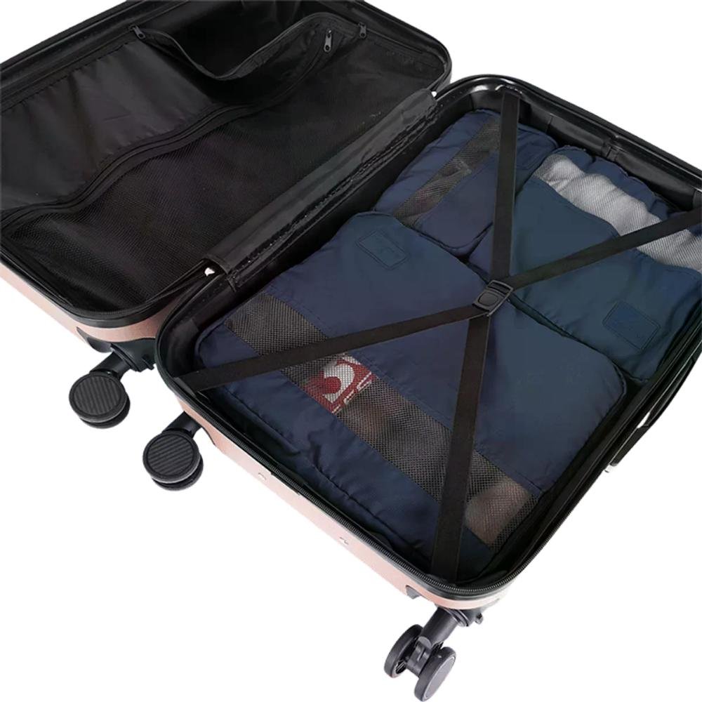 Kit 3 Peças com Organizadores de Viagem Sestini Azul Marinho 2