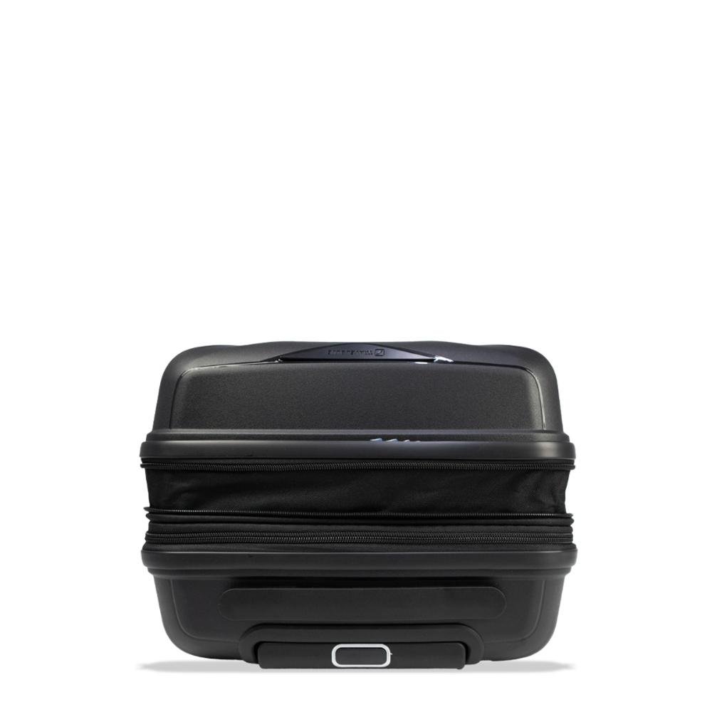 Mala Pequena de Bordo 10kg Polipropileno Rodas Giro 360° Victoria Travel Blue Preto 11