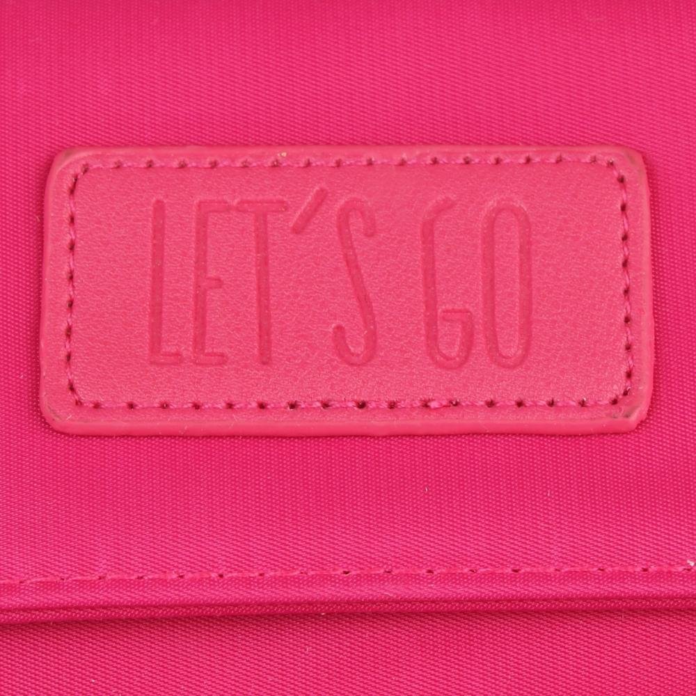 Bolsa Transversal Matching Colors Nylon Let's Go Pink 5