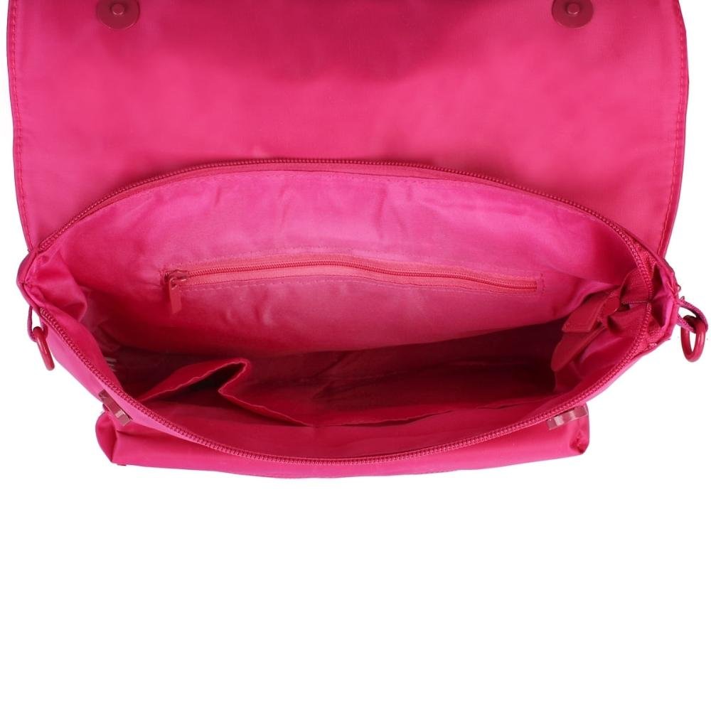 Bolsa Transversal Matching Colors Nylon Let's Go Pink 9