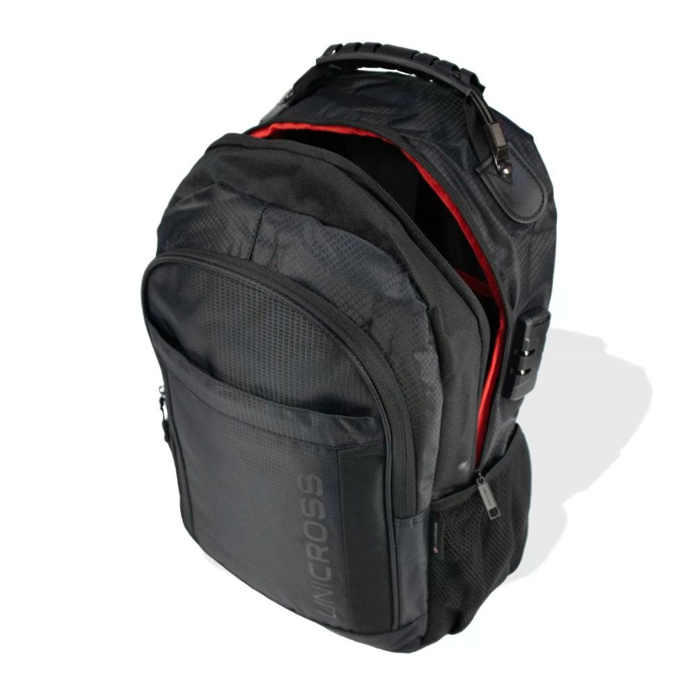 Mochila Notebook 2 Compartimentos Unicross Preto 7