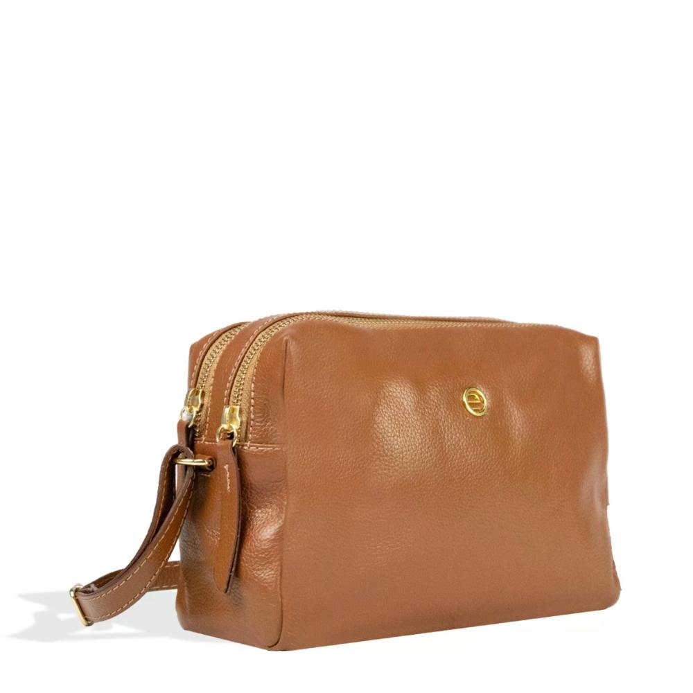 Bolsa Baú Feminina Classic Couro Le Postiche Marrom 2
