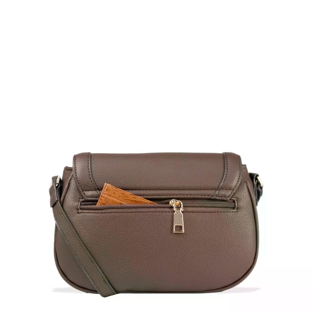 Bolsa Mini Floater Essence Tampa Le Postiche Café 4