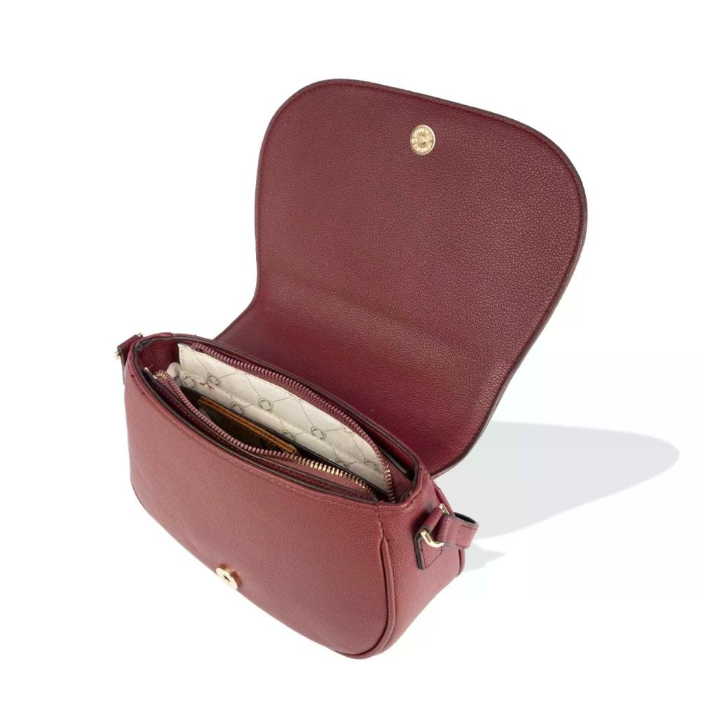 Bolsa Mini Floater Essence Tampa Le Postiche Vinho 2