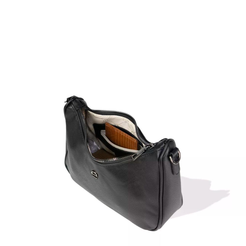 Bolsa Ombro Saffiano Urban Le Postiche Preto 6