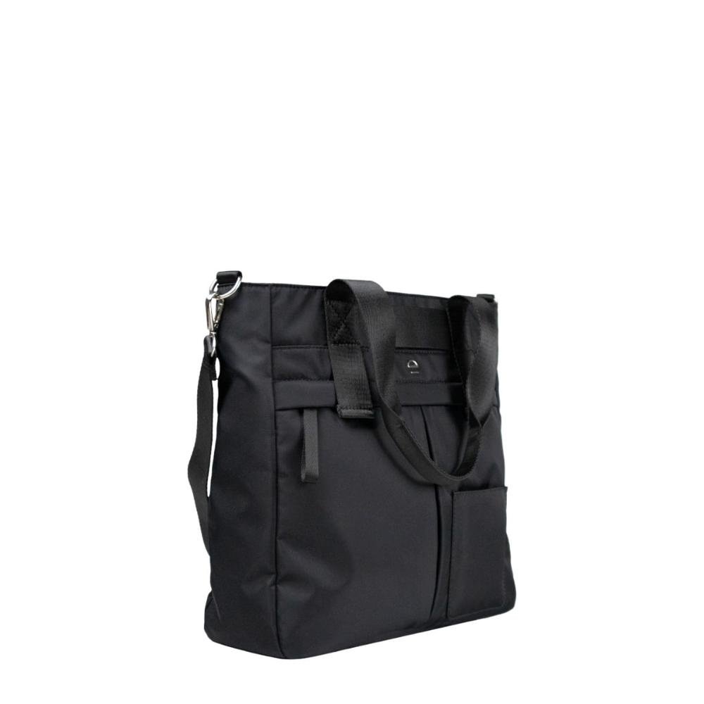 Bolsa Ombro Tote Nylon YG457 Le Postiche Preto 8