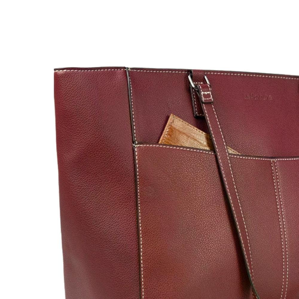 Bolsa Tote Mini Floater Urban Le Postiche Vinho 3