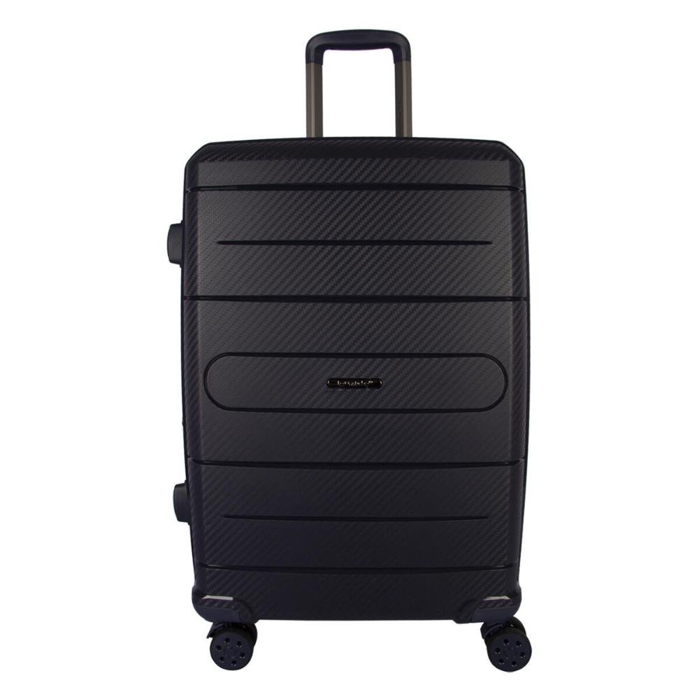 Mala Grande 32kg Polipropileno Rodas Giro 360° Berlim Black Eco Le Postiche