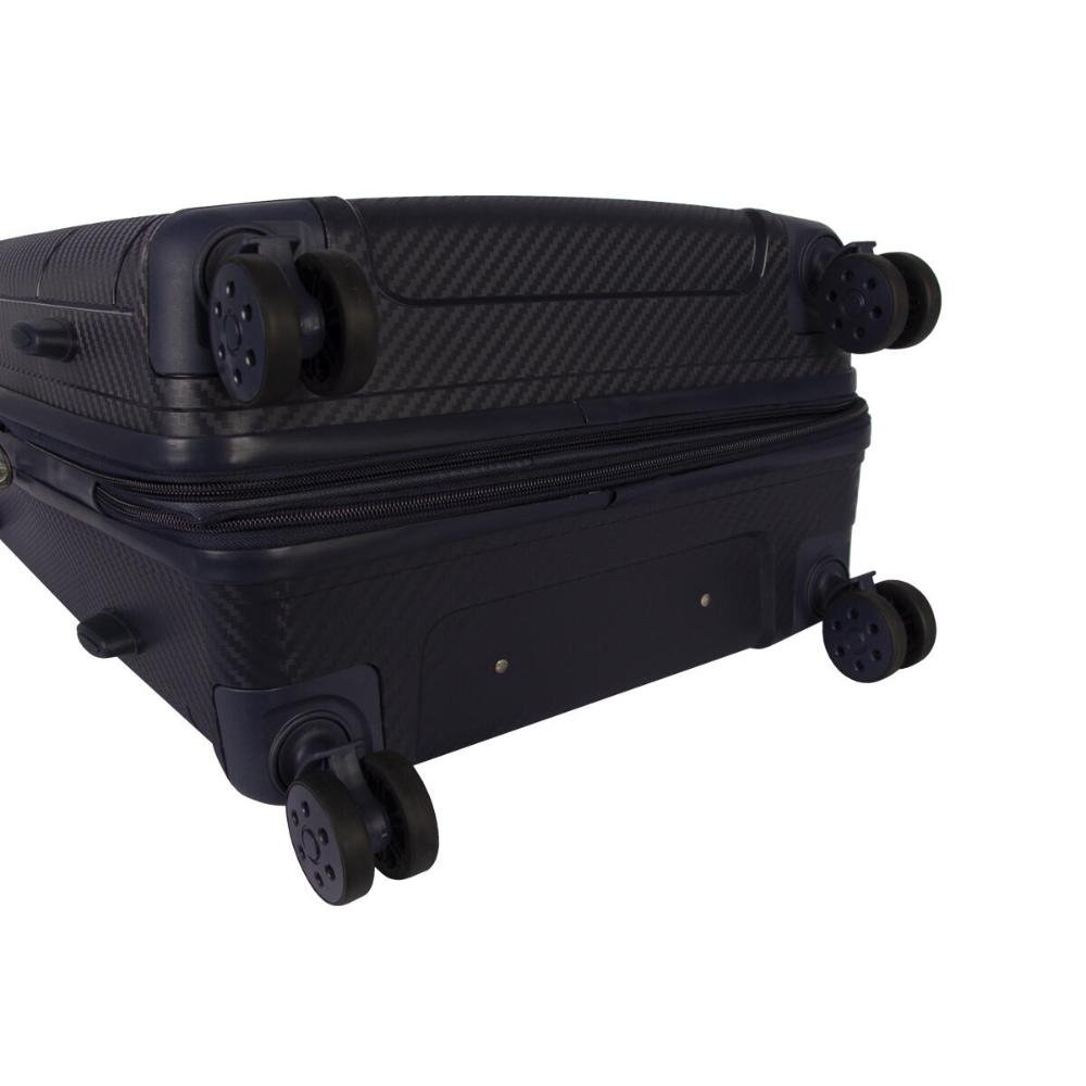 Mala Grande 32kg Polipropileno Rodas Giro 360° Berlim Black Eco Le Postiche Preto 6
