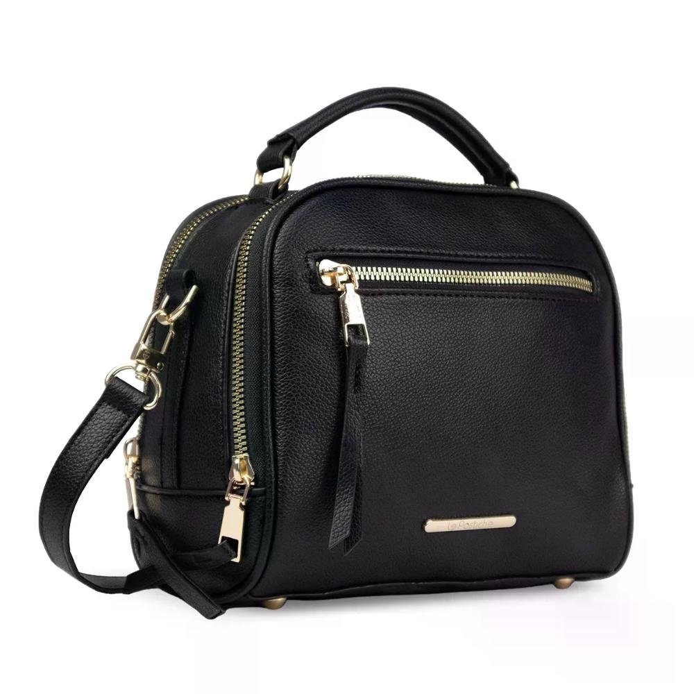 Bolsa Baú Mini Floater Moderna Le Postiche Preto 3