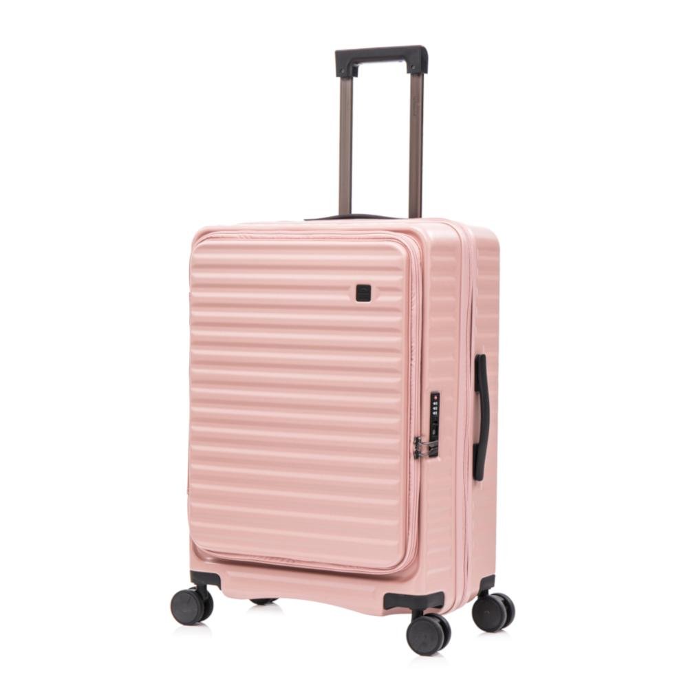 Mala Média 23kg Policarbonato Giro 360° Dubai Le Postiche Rosa 2