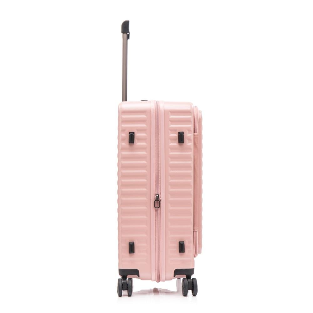 Mala Média 23kg Policarbonato Giro 360° Dubai Le Postiche Rosa 12