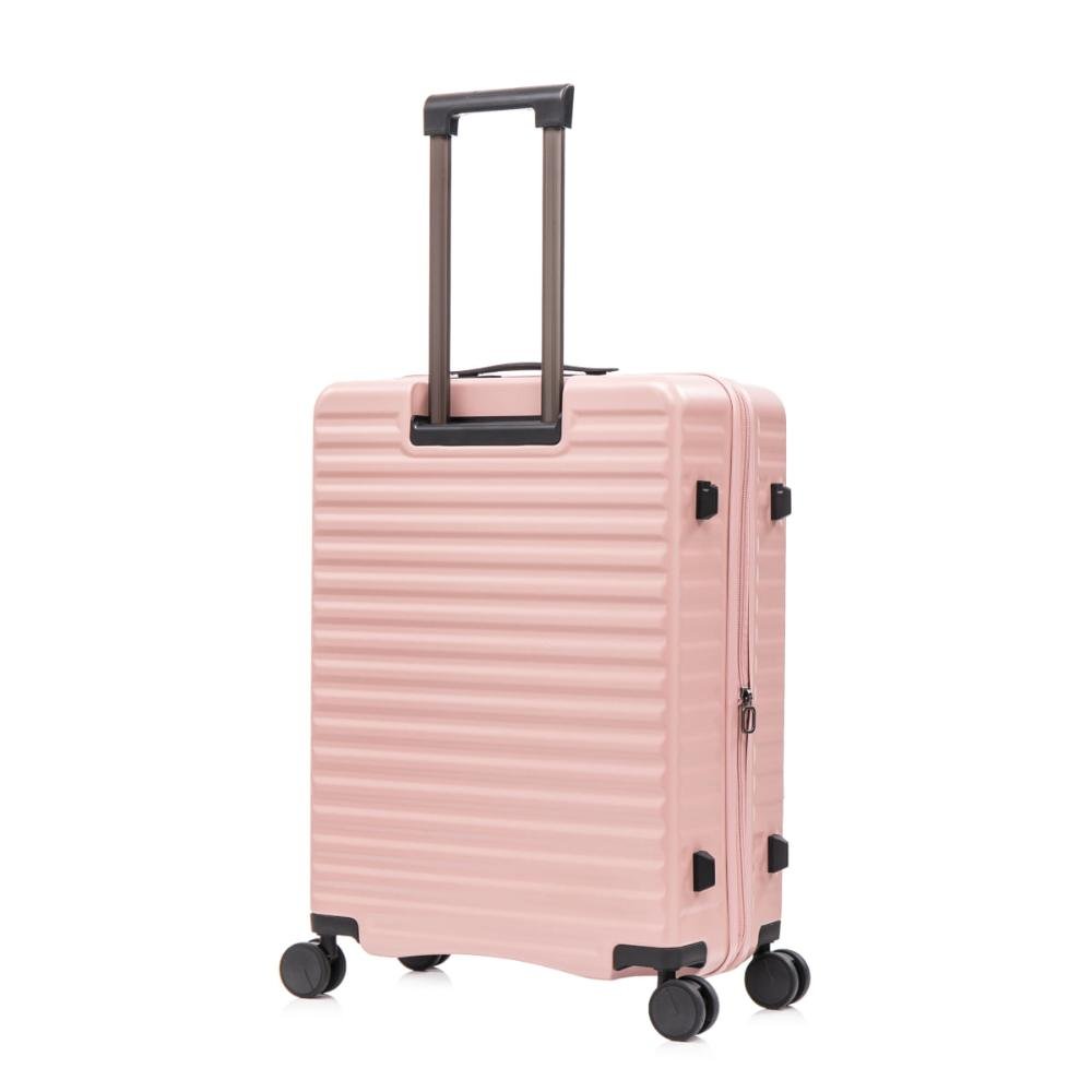 Mala Média 23kg Policarbonato Giro 360° Dubai Le Postiche Rosa 13