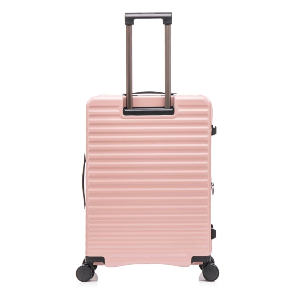 Mala Média 23kg Policarbonato Giro 360° Dubai Le Postiche Rosa 3