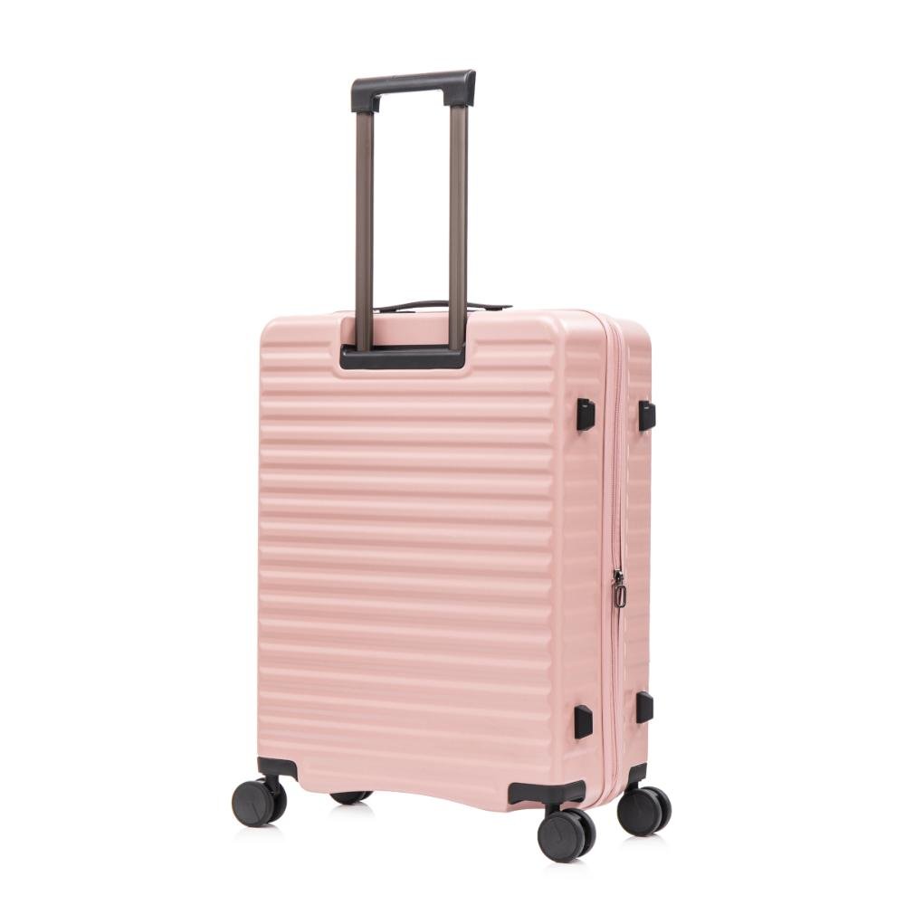 Mala Média 23kg Policarbonato Giro 360° Dubai Le Postiche Rosa 6