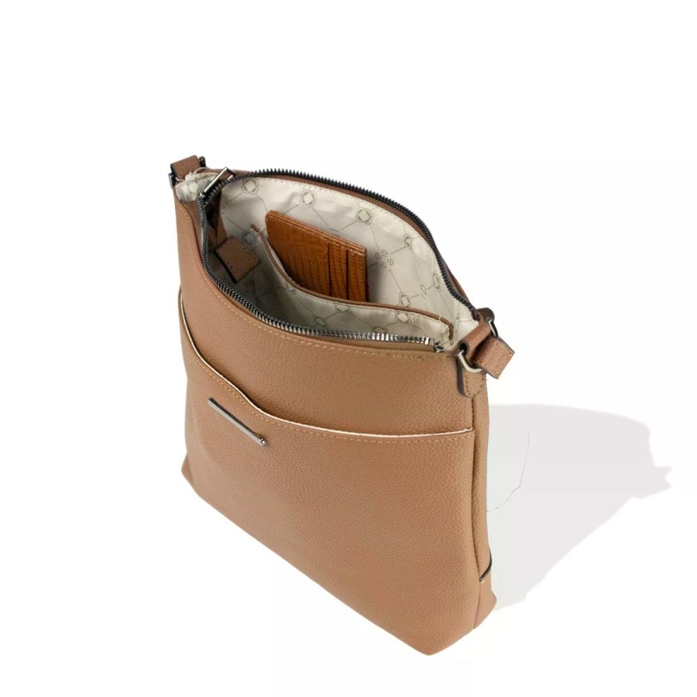 Bolsa Transversal Floater Urban Le Postiche Marrom 3