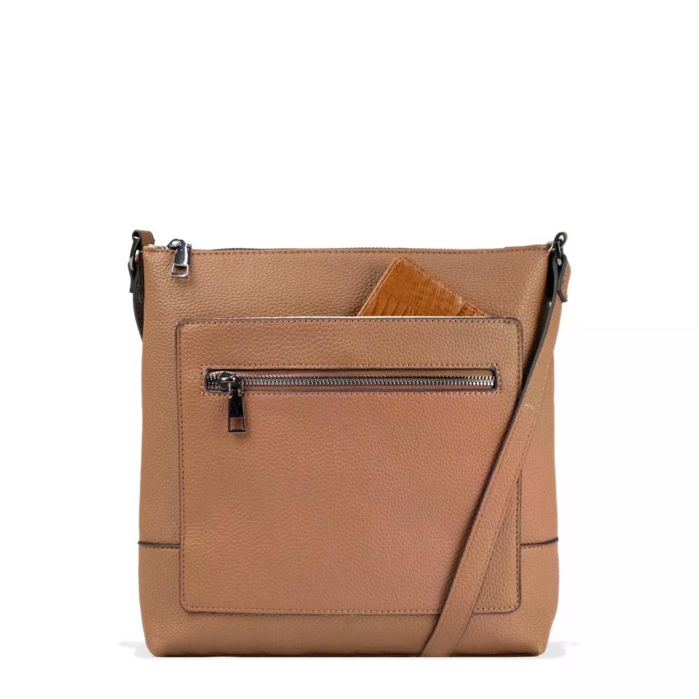 Bolsa Transversal Floater Urban Le Postiche Marrom 4