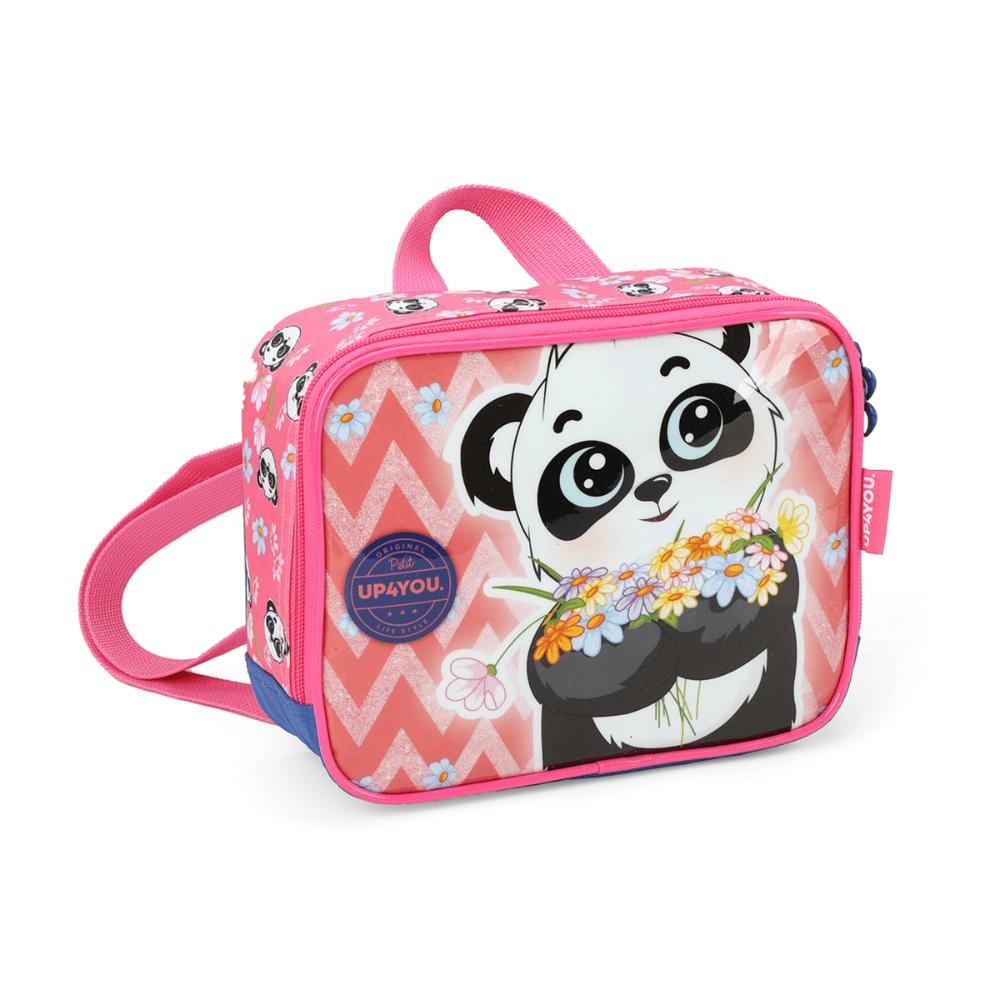 Lancheira Panda Infantil LA39363U Up4you Rosa 3