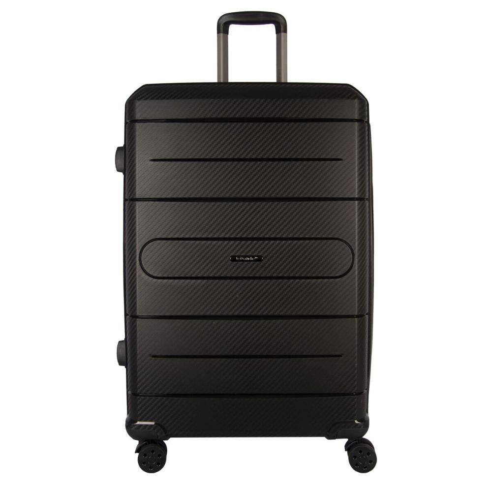 Mala Média 23kg Rígida Rodas Giro 360° Berlim Black Eco Le Postiche
