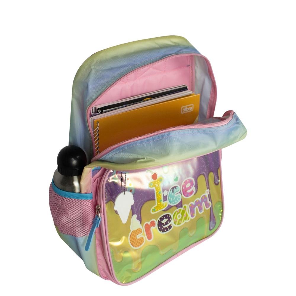 Mochila Ice Cream Infantil Luxcel Rosa 4