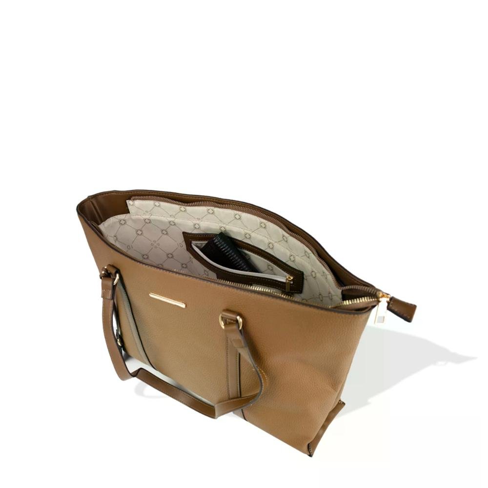 Bolsa Feminina Tote Floater Classic Le Postiche Marrom 3
