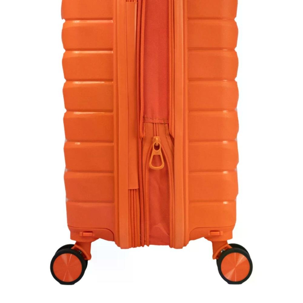 Mala Pequena de Bordo 10kg Giro 360º Amazonia Travel Blue Laranja 3