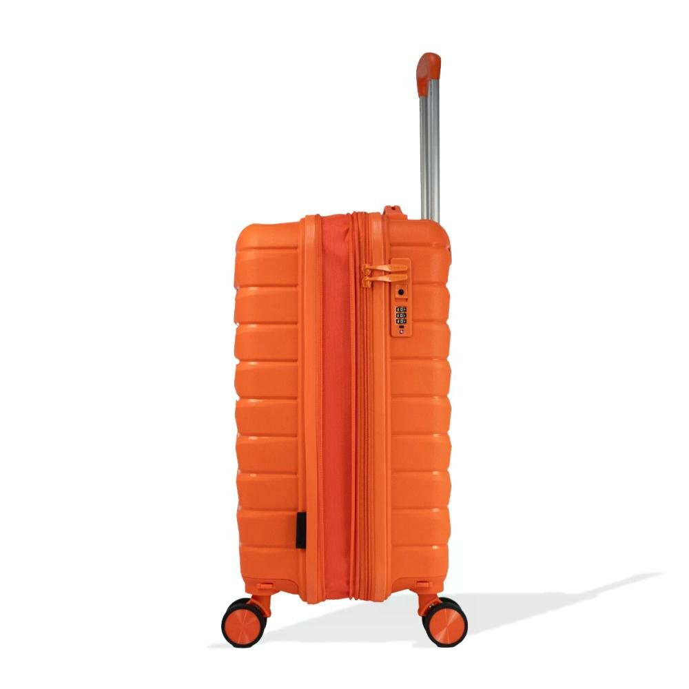 Mala Pequena de Bordo 10kg Giro 360º Amazonia Travel Blue Laranja 4