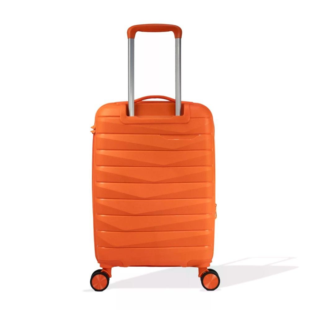Mala Pequena de Bordo 10kg Giro 360º Amazonia Travel Blue Laranja 7