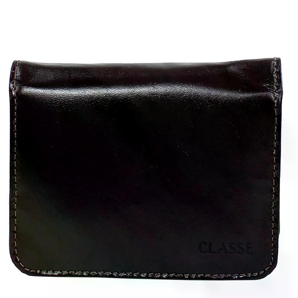 Carteira Masculina Casual Classe Couro