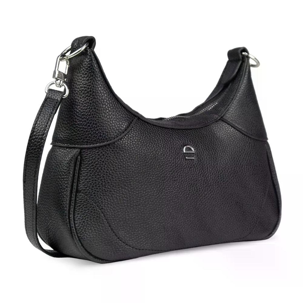Bolsa Ombro Floater Casual Elegante Le Postiche Preto 3