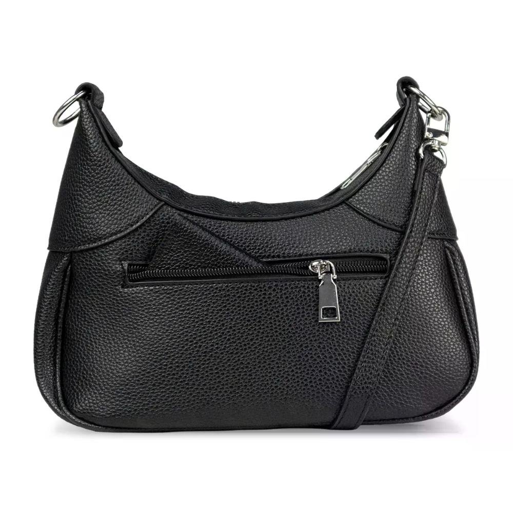 Bolsa Ombro Floater Casual Elegante Le Postiche Preto 5