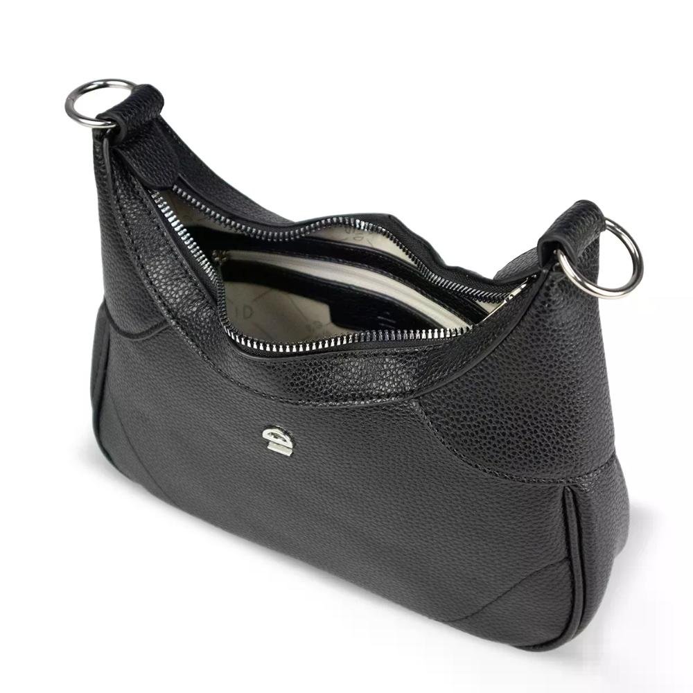 Bolsa Ombro Floater Casual Elegante Le Postiche Preto 6