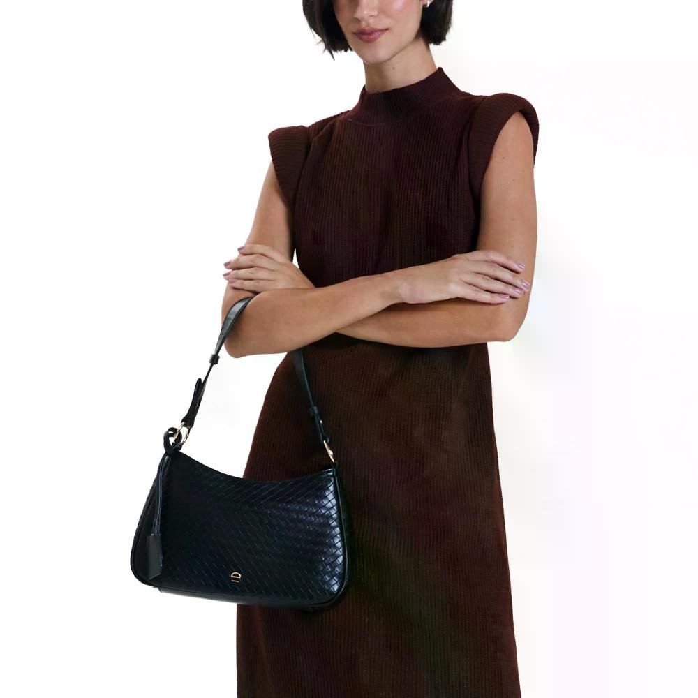 Bolsa Ombro Feminina Fashion Moderna Le Postiche Preto 2