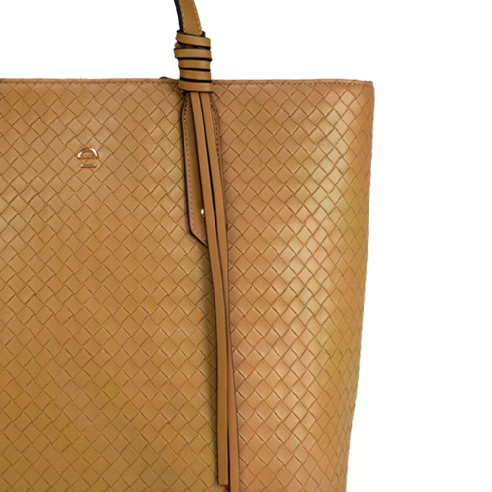 Bolsa Tote Feminina Casual Elegante Le Postiche Marrom 4