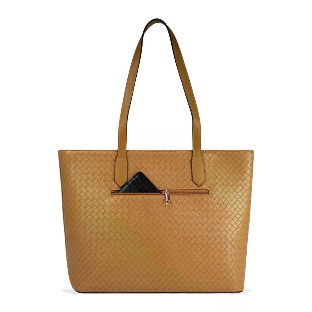 Bolsa Tote Feminina Casual Elegante Le Postiche Marrom 6