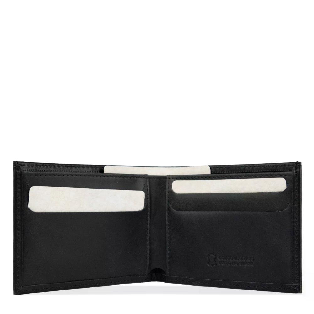 Carteira Masculina Slim Select em Couro Classe Couro Preto 2