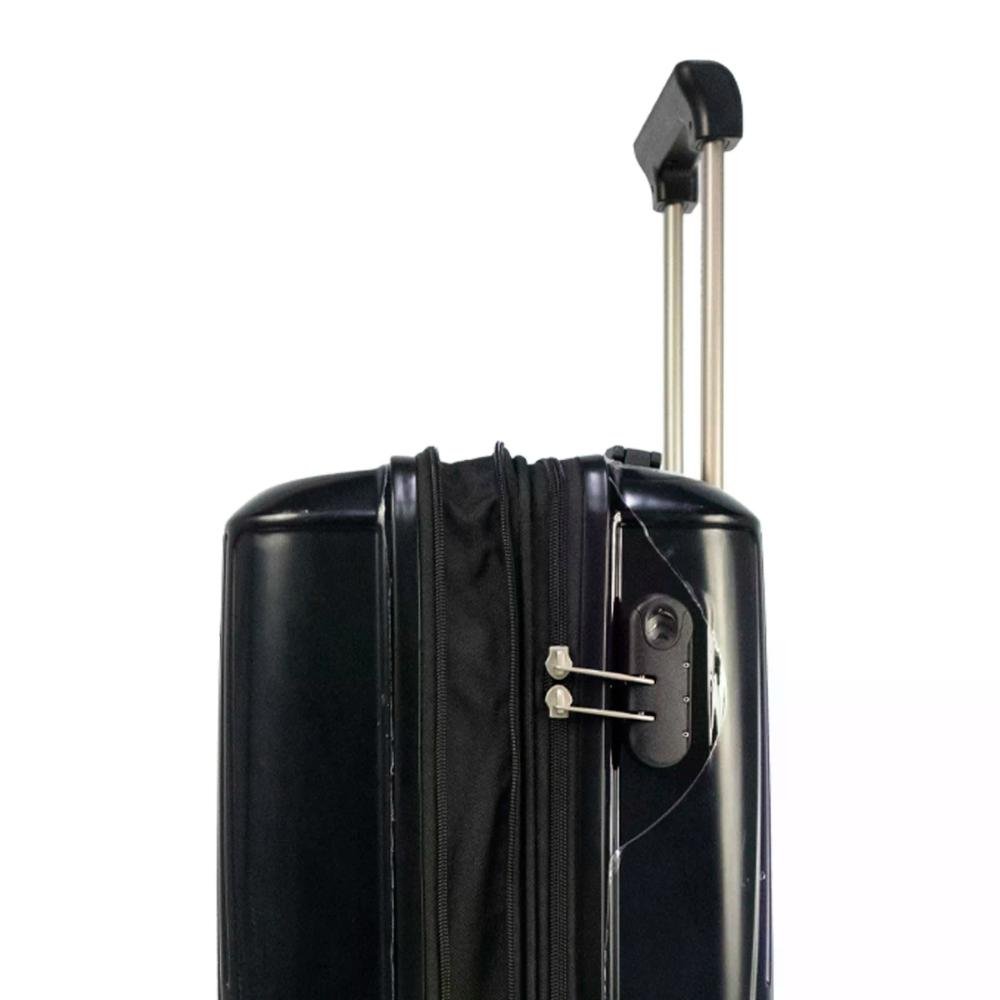 Mala Bordo 10kg London Policarbonato com Rodas 360º Lansay Preto 5