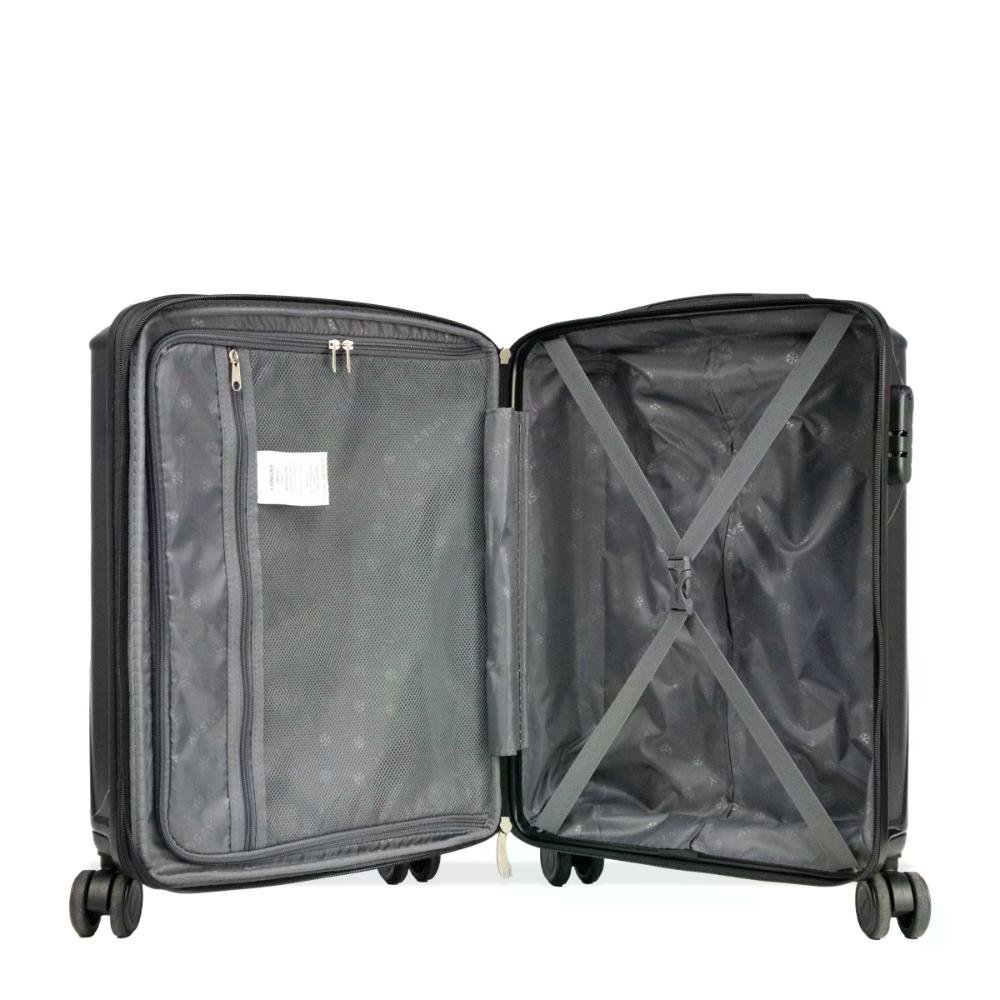 Mala Bordo 10kg London Policarbonato com Rodas 360º Lansay Preto 6