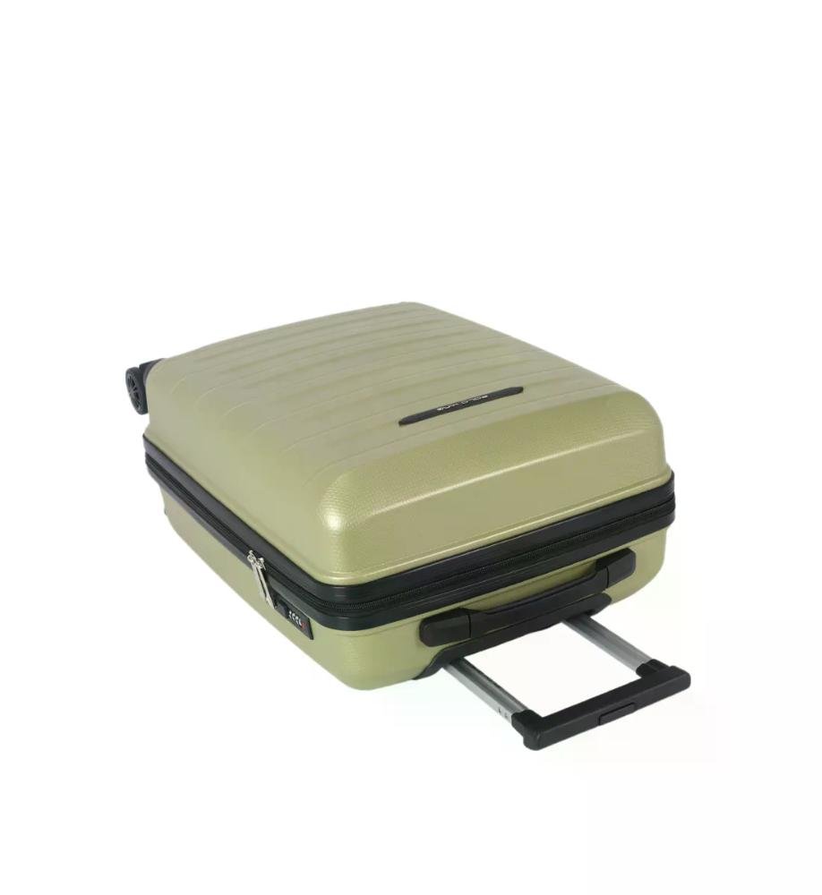 Mala de Viagem de Bordo 10kg em Polipropileno Dolomites Polo King Verde 11