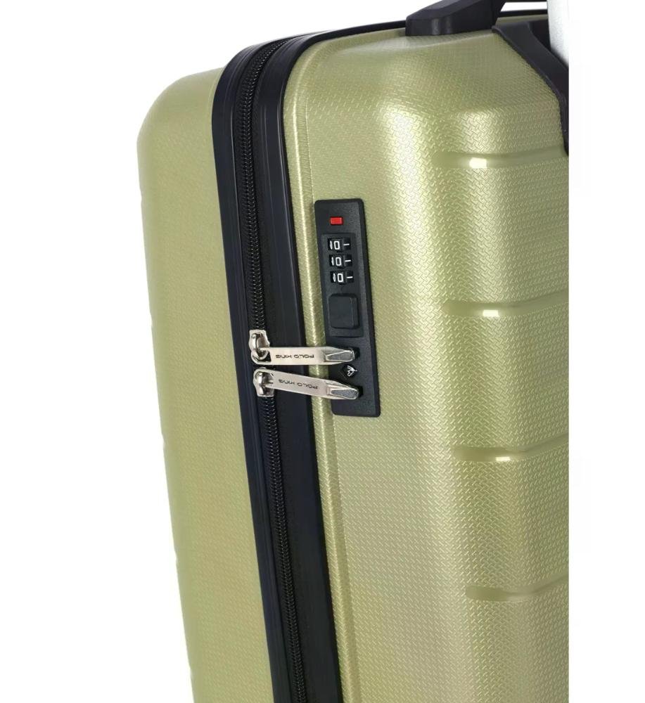 Mala de Viagem de Bordo 10kg em Polipropileno Dolomites Polo King Verde 7