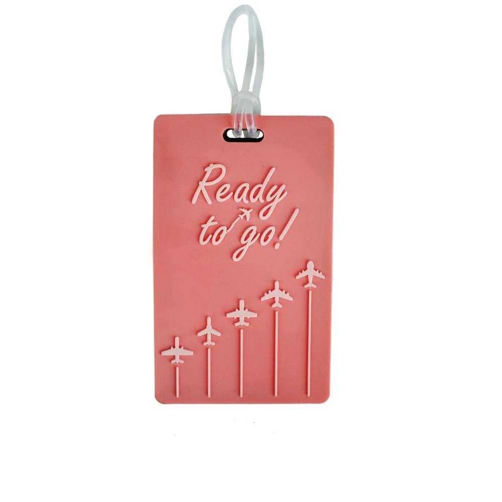 Identificador de Bagagem Ready to Go Stradda Rosa 1