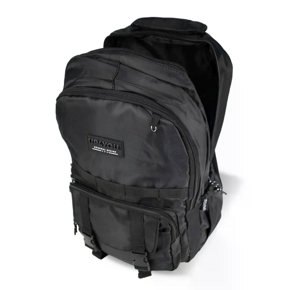 Mochila Escolar Nylon Design Up4you Preto 4
