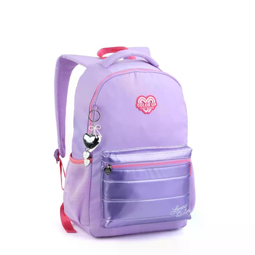 Mochila Escolar Lorena Queiroz Seanite Rosa 2