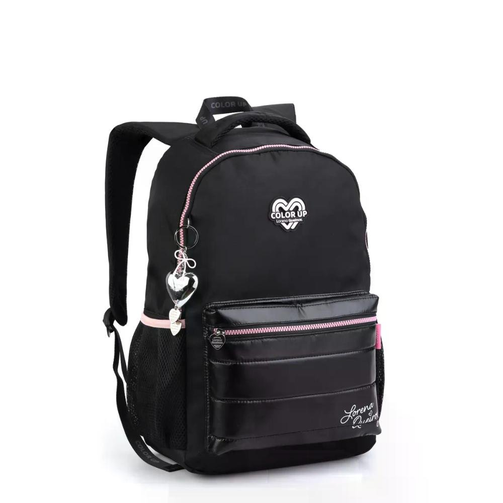 Mochila Escolar Lorena Queiroz Seanite Rosa 3