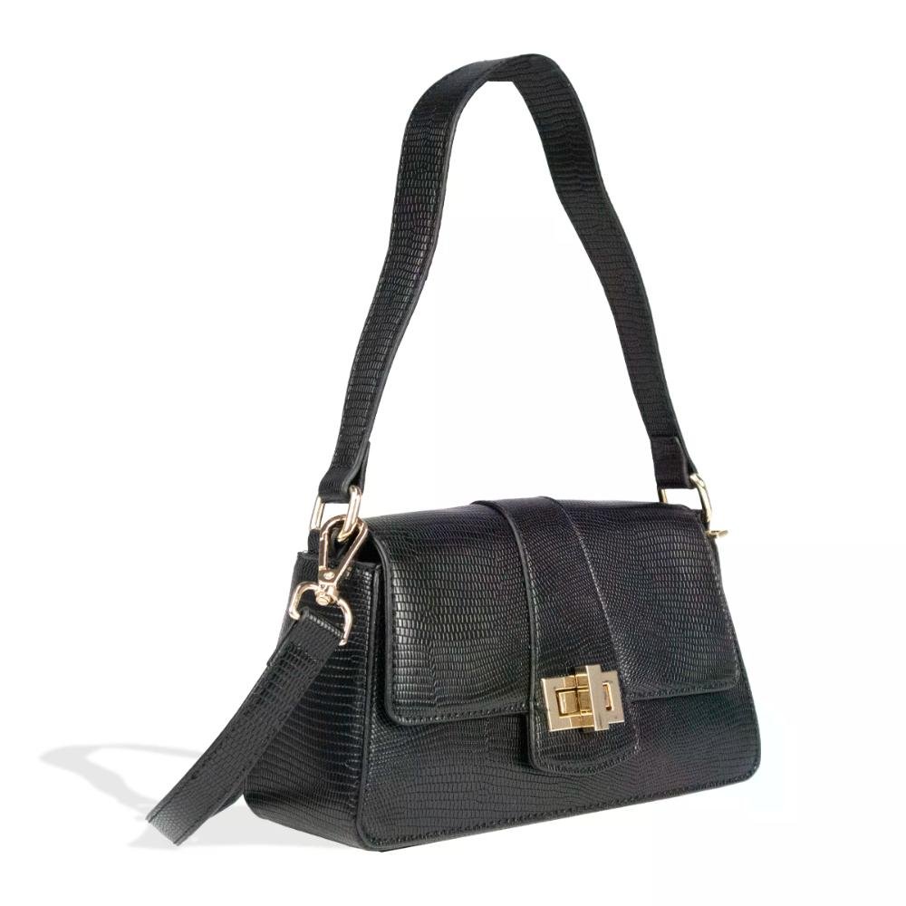 Bolsa Ombro Feminina Casual Elegante Premium Le Postiche Preto 3