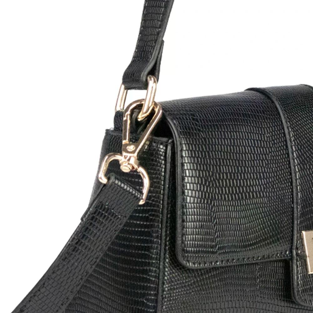 Bolsa Ombro Feminina Casual Elegante Premium Le Postiche Preto 4