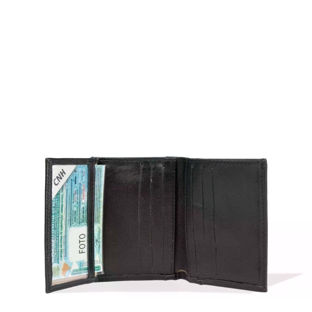 Carteira com Cinto Couro Essence Le Postiche Preto 5