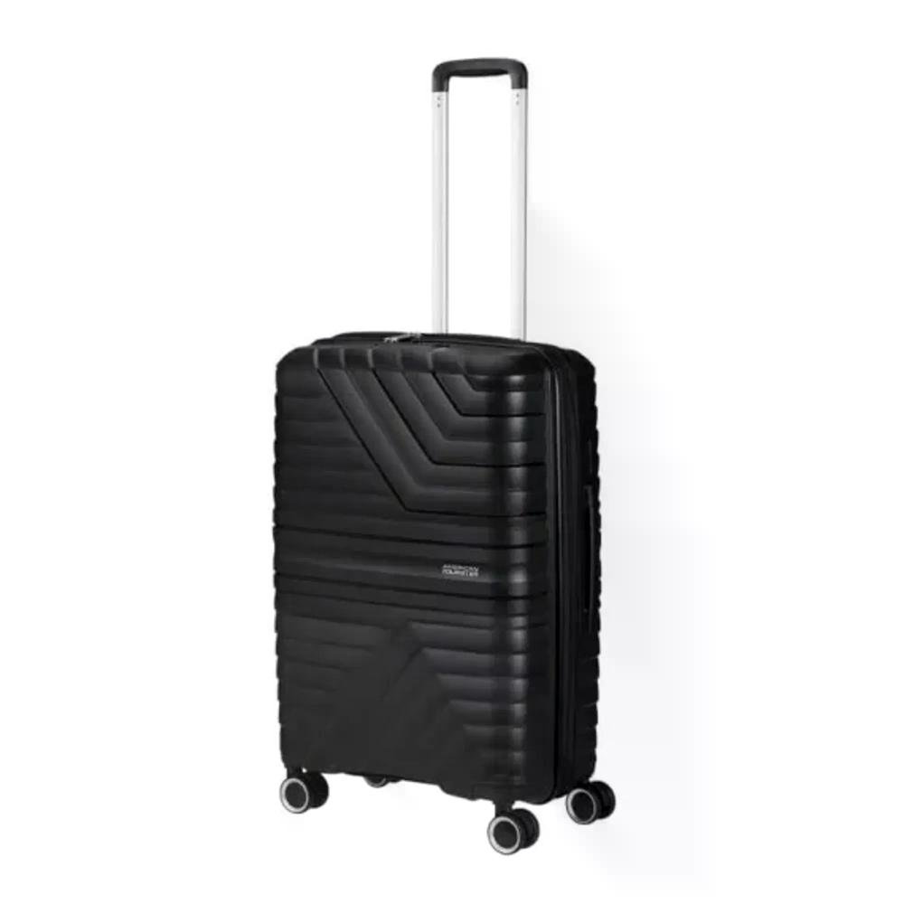 Mala Média 23kg Polipropileno Rodas Giro 360º FlyTwisty American Tourister Preto 2